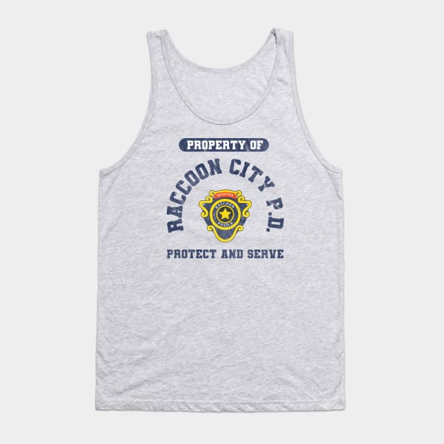 Property of Raccoon City Police Department | Resident Evil Tank Top by threadbaregaming